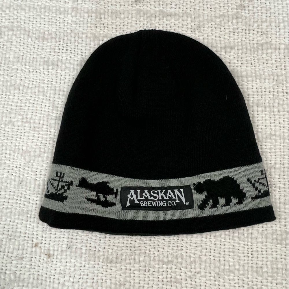 Rarealaskan Brewing Co. Black Knit Beanie